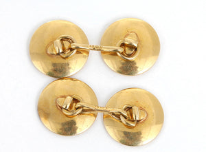 Amazing 14k Yellow Gold Cufflinks