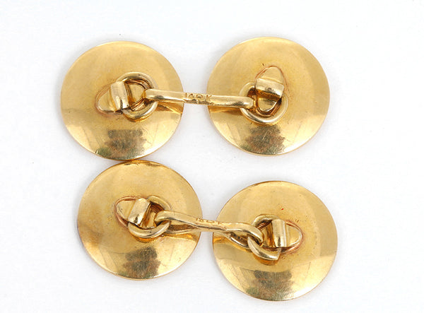 Amazing 14k Yellow Gold Cufflinks