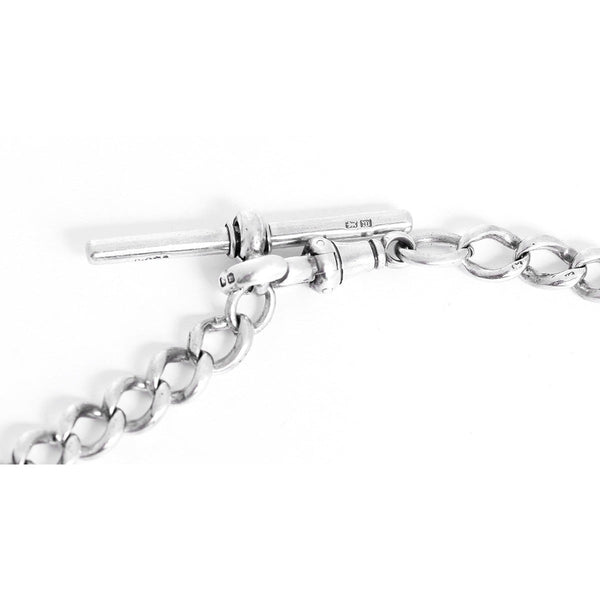 Vintage Silver Pocket Watch Chain or Necklace – Image 3