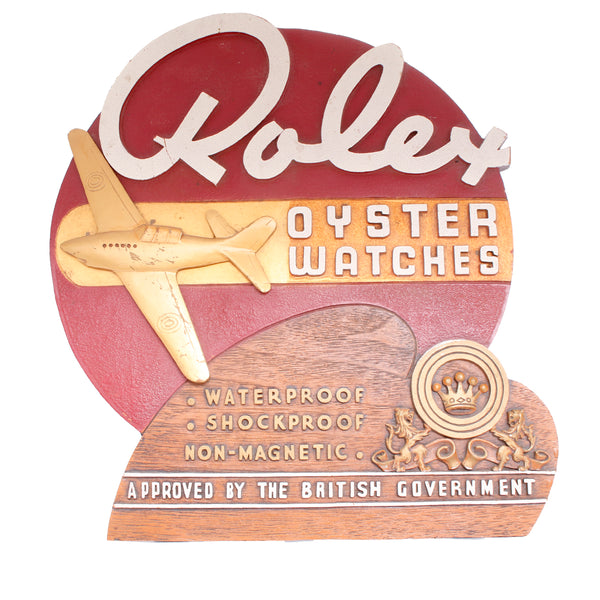 Extremely Rare 1940's Rolex Dealer Counter Display