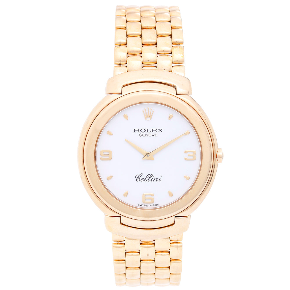 Rolex Cellini  Quartz 18k Yellow Gold Men's Watch 6623/8