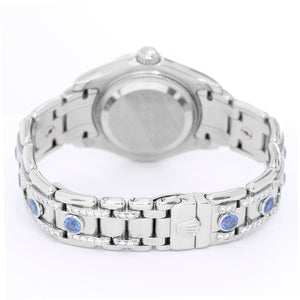 Rolex Pearlmaster/Masterpiece with Diamonds and Sapphire 80359