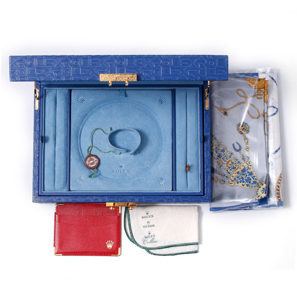 Rolex Pearlmaster/Masterpiece with Diamonds and Sapphire 80359