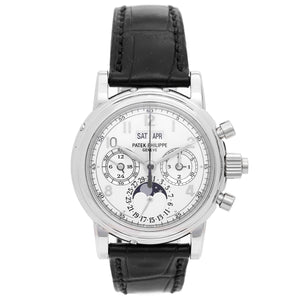 Patek Philippe Platinum Chronograph Perpetual Calendar Ref 5004 P