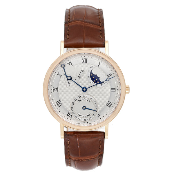 Breguet Classique Moonphase 18k Rose Gold Men's Watch 3137BR/11/986