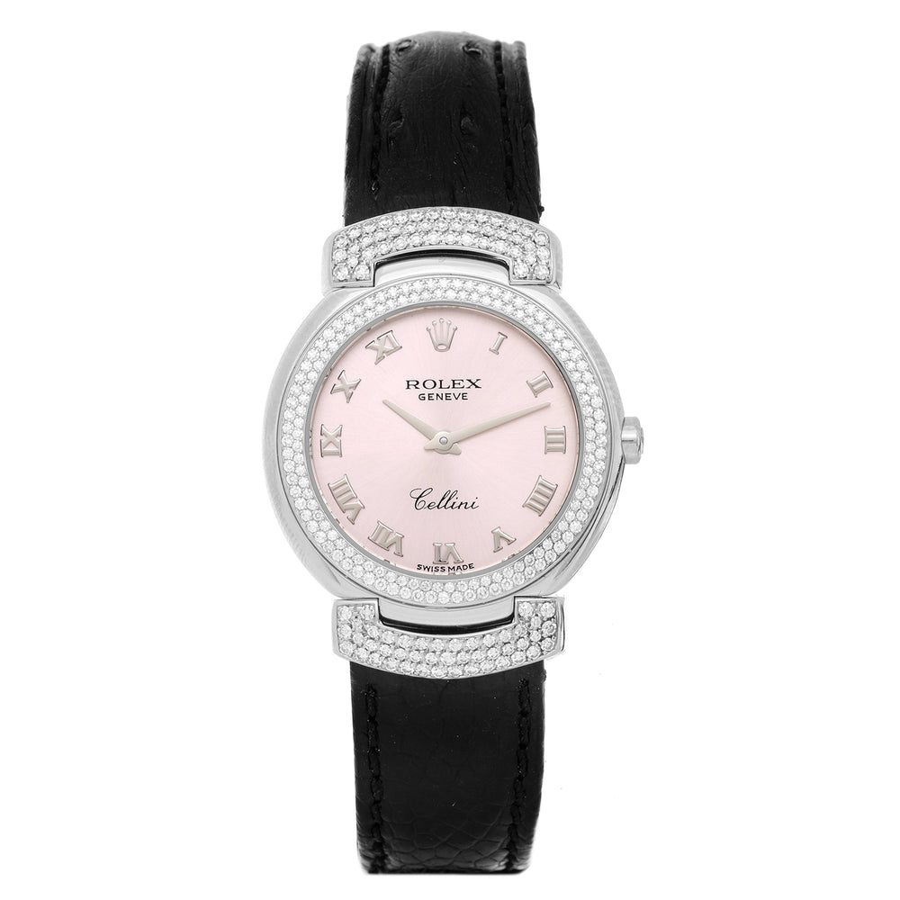 Rolex Cellini Cellissima  Ladies Silver -Rose Dial 6673/9