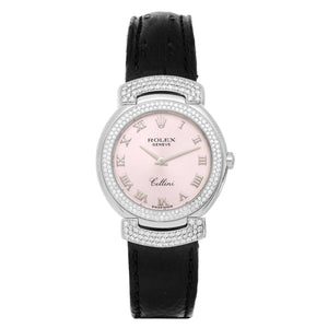 Rolex Cellini Cellissima  Ladies Silver -Rose Dial 6673/9
