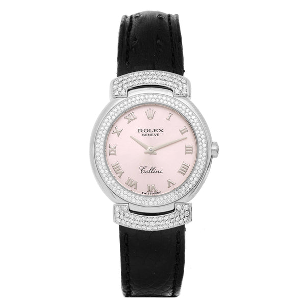 Rolex Cellini Cellissima  Ladies Silver -Rose Dial 6673/9