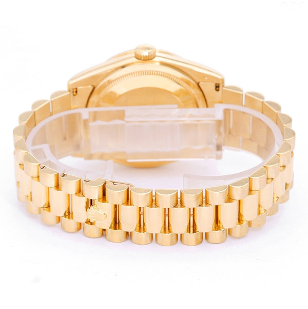 Rolex President Day-Date Men's 18k Gold Watch 118238 Mother of Pearl