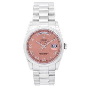 Rolex Platinum President  Day-Date Men's Watch 118206