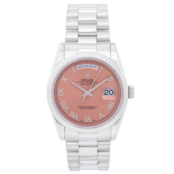 Rolex Platinum President  Day-Date Men's Watch 118206