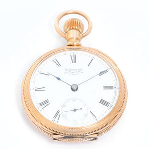American  Waltham Watch Co.  14K Yellow Gold Pocket Watch