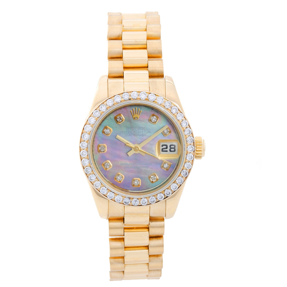 Rolex Ladies President 179138 Tahitian Dial