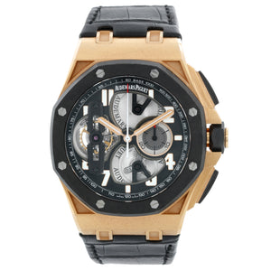 Audemars Piguet Royal Oak Offshore Tourbillon Rose Gold Mens Watch