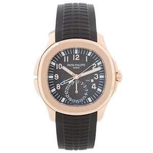 Patek Philippe Aquanaut Travel Time 18K Rose Gold Mens 5164R (5164 R )