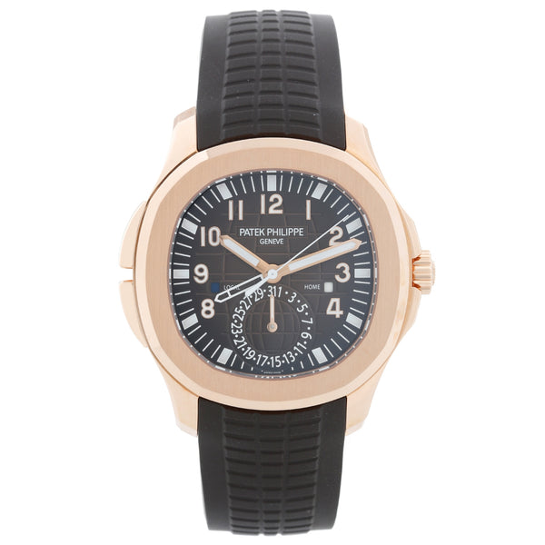 Patek Philippe Aquanaut Travel Time 18K Rose Gold Mens 5164R (5164 R )