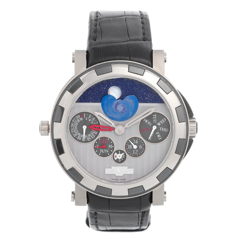 DeWitt Academia Quantieme Perpetual GMT Nebula Mens Watch