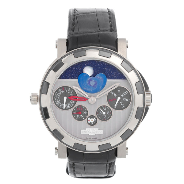 DeWitt Academia Quantieme Perpetual GMT Nebula Mens Watch