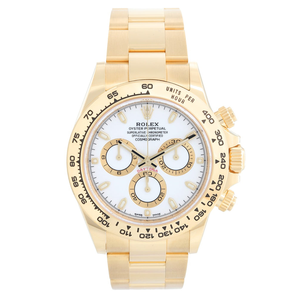 Rolex Cosmograph Daytona Yellow Gold Watch 116508