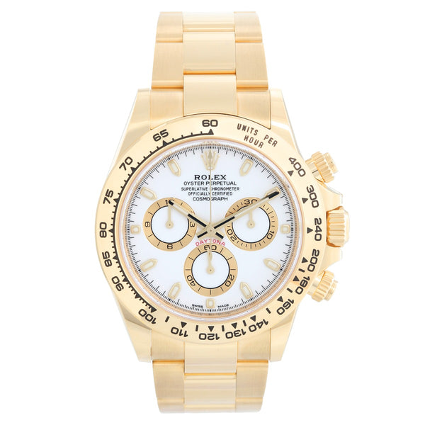 Rolex Cosmograph Daytona Yellow Gold Watch 116508