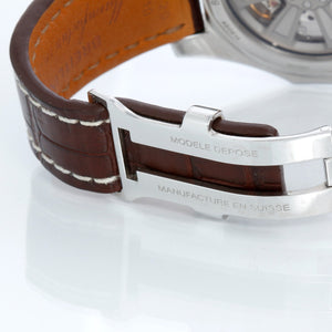 Breitling Bentley Chronograph Men's Steel Watch Silver Dial AB0611