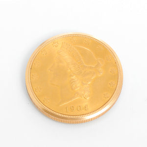 Vacheron Constantin 18K Yellow Gold 1904 Twenty Dollar Coin Watch