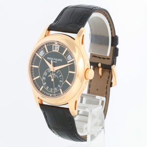 Patek Philippe Annual Calendar Men's 18k Rose Gold Moonphase Watch 5205 R-010