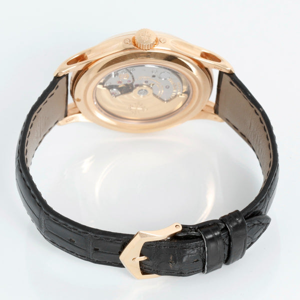 Patek Philippe Annual Calendar Men's 18k Rose Gold Moonphase Watch 5205 R-010