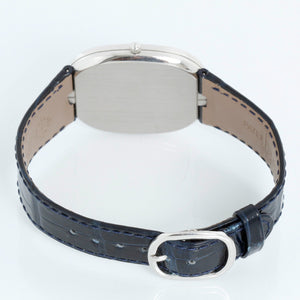 Patek Philippe Golden Ellipse Blue Platinum Men's Watch Ref 5738P-001