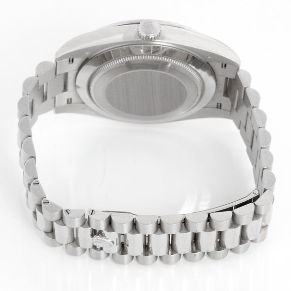 Rolex Day-Date 40 President 18k White Gold Men's 40mm Watch 228349RBR