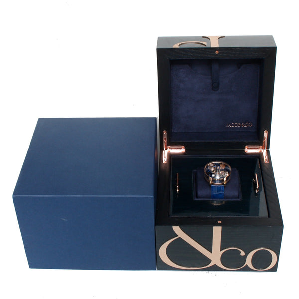 Jacob & Co. Astronomia Sky Rose Gold White Moon Men's Watch AT110.40.AA.WD.A II