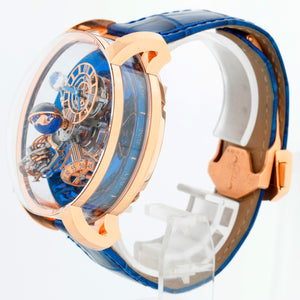 Jacob & Co. Astronomia Sky Rose Gold White Moon Men's Watch AT110.40.AA.WD.A II