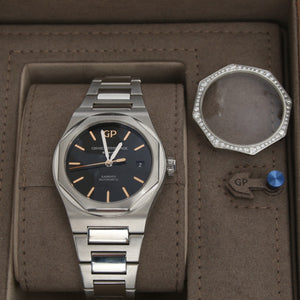 Girard-Perregaux Stainless Steel Laureato Black Onyx Dial Limited Edition 38mm