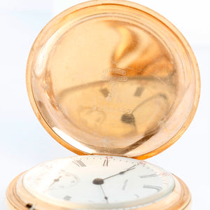 Waltham Antique 17 Jewels Large  Mens Gold Filled Pocket Watch