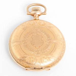 Waltham Antique 17 Jewels Large  Mens Gold Filled Pocket Watch