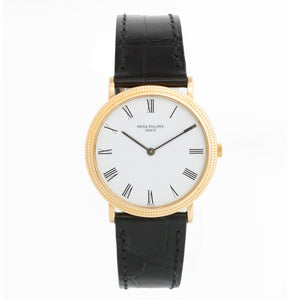 Patek Philippe Yellow Gold Calatrava Men's Quartz Watch Ref. 3954 J or 3954J