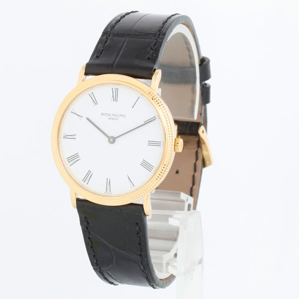 Patek Philippe Yellow Gold Calatrava Men's Quartz Watch Ref. 3954 J or 3954J