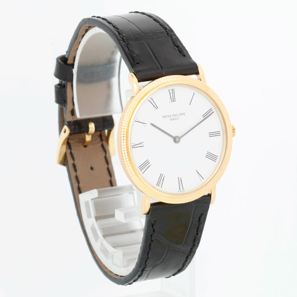 Patek Philippe Yellow Gold Calatrava Men's Quartz Watch Ref. 3954 J or 3954J