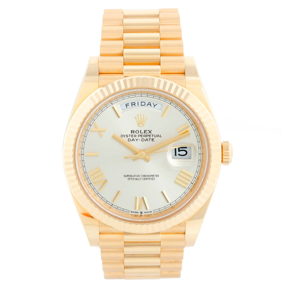 Rolex Day-Date 40 President 18k Yellow Gold Men's 40mm Watch 228238