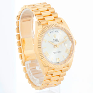 Rolex Day-Date 40 President 18k Yellow Gold Men's 40mm Watch 228238