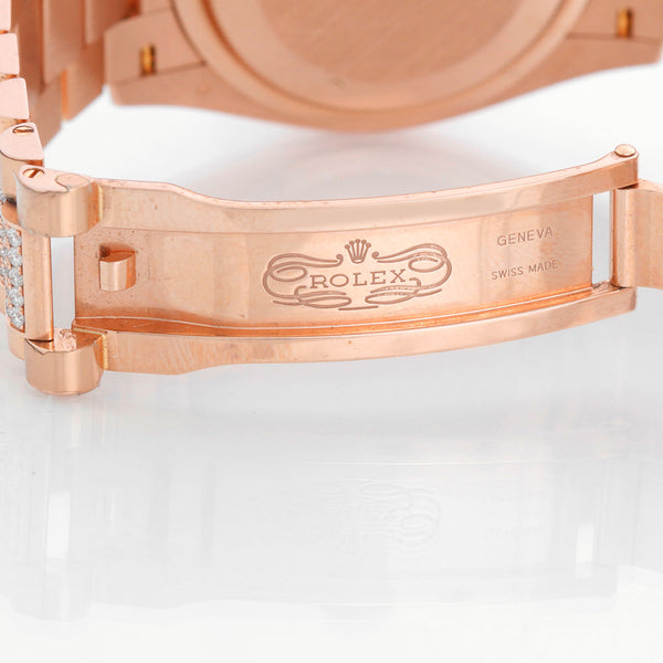 Rolex President Day-Date Men's 18k Rose Gold Watch 128345RBR