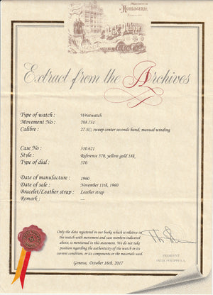 Patek Philippe Vintage Calatrava Men's Gold Watch Ref. 570