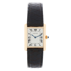 Cartier Tank 18K Yellow Ladies Watch