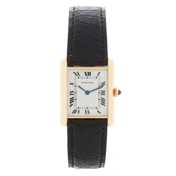 Cartier Tank 18K Yellow Ladies Watch