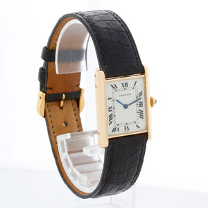 Cartier Tank 18K Yellow Ladies Watch