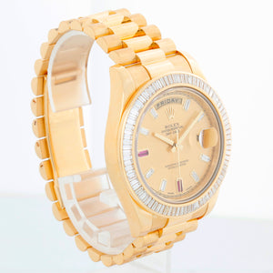Rolex Day-Date II 41mm 18k Yellow Gold Men's President Watch 218398