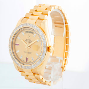 Rolex Day-Date II 41mm 18k Yellow Gold Men's President Watch 218398