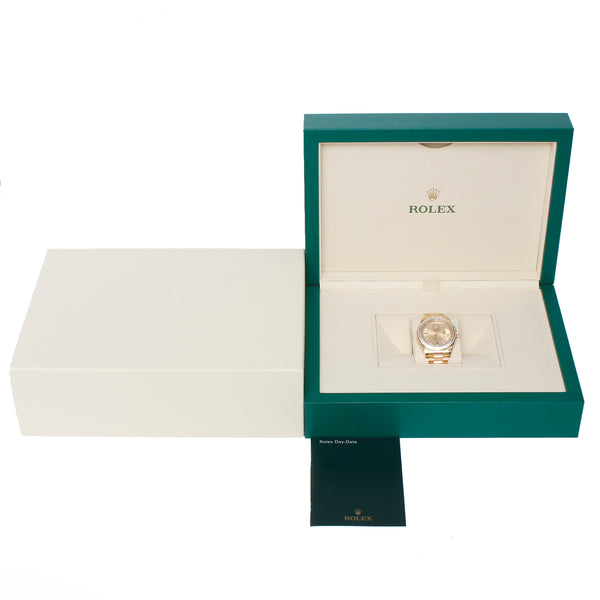 Rolex Day-Date II 41mm 18k Yellow Gold Men's President Watch 218398