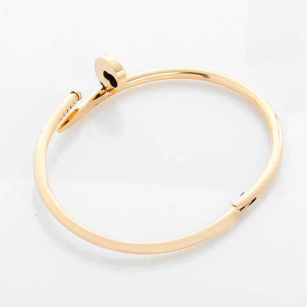 Cartier Juste un Clou 18k Yellow Gold Bracelet Size 19 Ref. B6048217