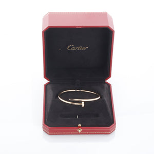 Cartier Juste un Clou 18k Yellow Gold Bracelet Size 19 Ref. B6048217